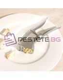 Алуминиева преса за чесън с приставка за вадене на костилки